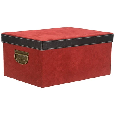 Collection by London Drugs Storage Box - Deep Red - Large
