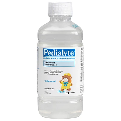 Pedialyte Oral Rehydration Solution - Unflavoured - 1L