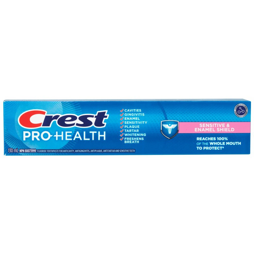 Crest Pro-Health Sensitive and Enamel Shield Toothpaste - 130ml