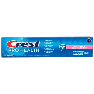 Crest Pro-Health Sensitive and Enamel Shield Toothpaste - 130ml