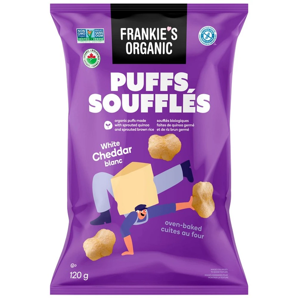 Frankie's Organic Clouds - White Cheddar - 120g