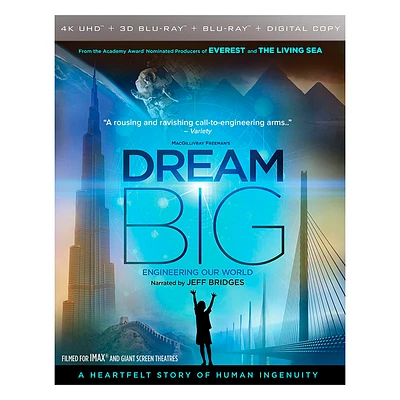 IMAX: Dream Big: Engineering Our World - 4K UHD Blu-ray - Open Box or Display Models Only