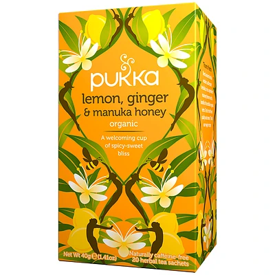 Pukka Organic Tea - Lemon, Ginger & Manuka Honey - 20s