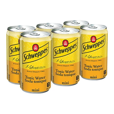 Schweppes Mini Tonic Water - 6x222ml