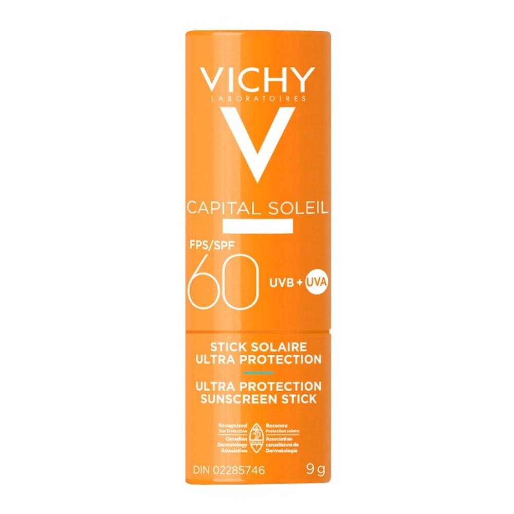 Vichy Capital Soleil Ultra Protection Sunscreen Stick - SPF 60 - 9g