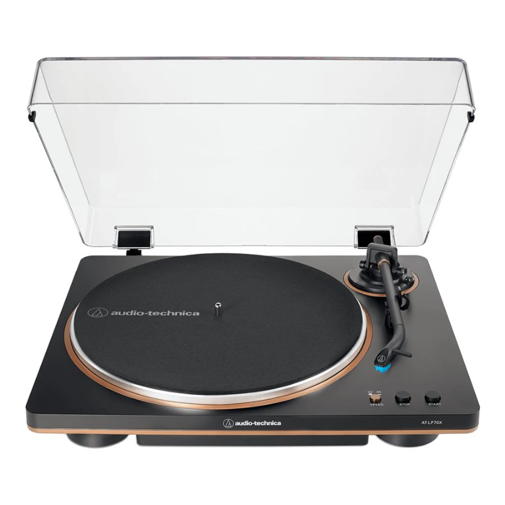 Audio-Technica AT- Turntable - Black/Bronze