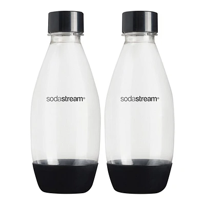 SodaStream 0.5L Fuse Carbonating Bottles - Black - 2 pack