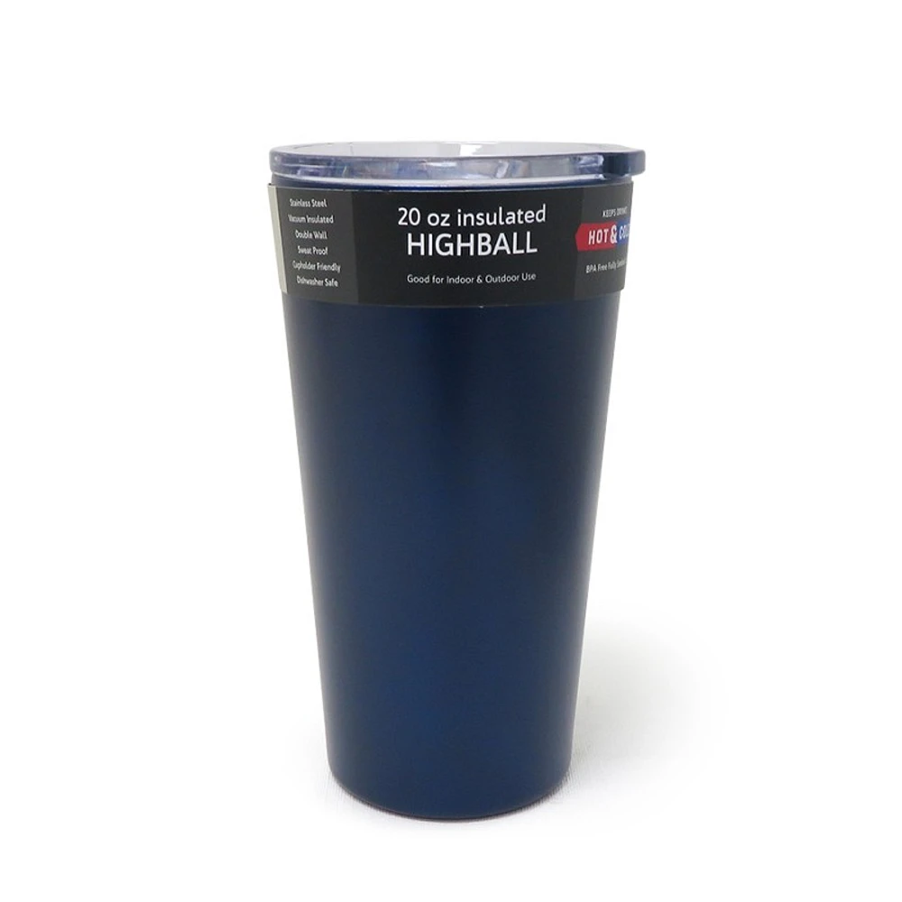 Cambridge Insulated Highball Tumbler - Navy - 20oz