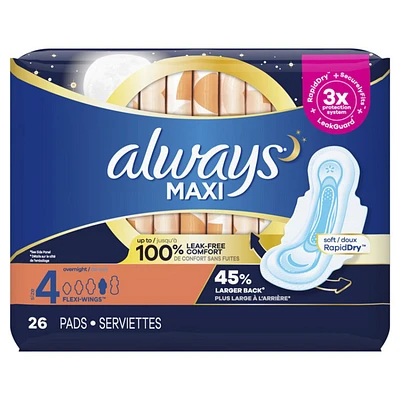Always Maxi - Overnight - 26s