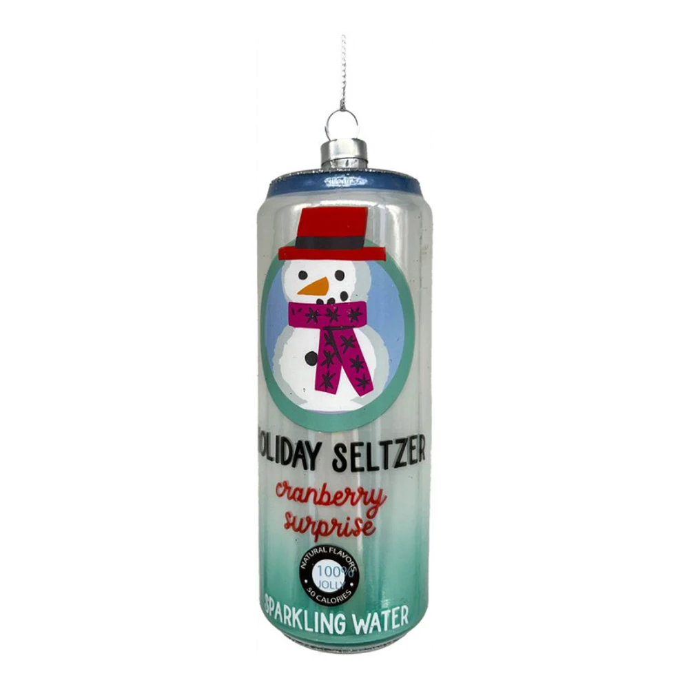 Christmas Forever Christmas Tree Ornament - Snowman Holiday Seltzer Can