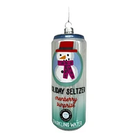 Christmas Forever Christmas Tree Ornament - Snowman Holiday Seltzer Can