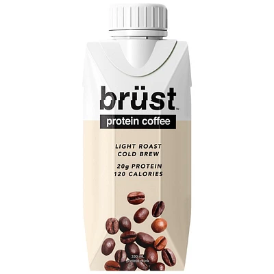 Brust Protein Coffee - Light Roast Cold Brew - 330ml