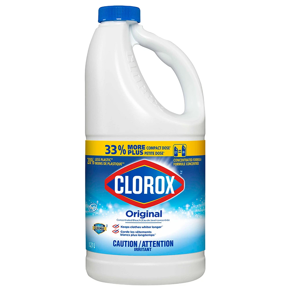 Clorox Original Concentrated Bleach Formula - 1.27L