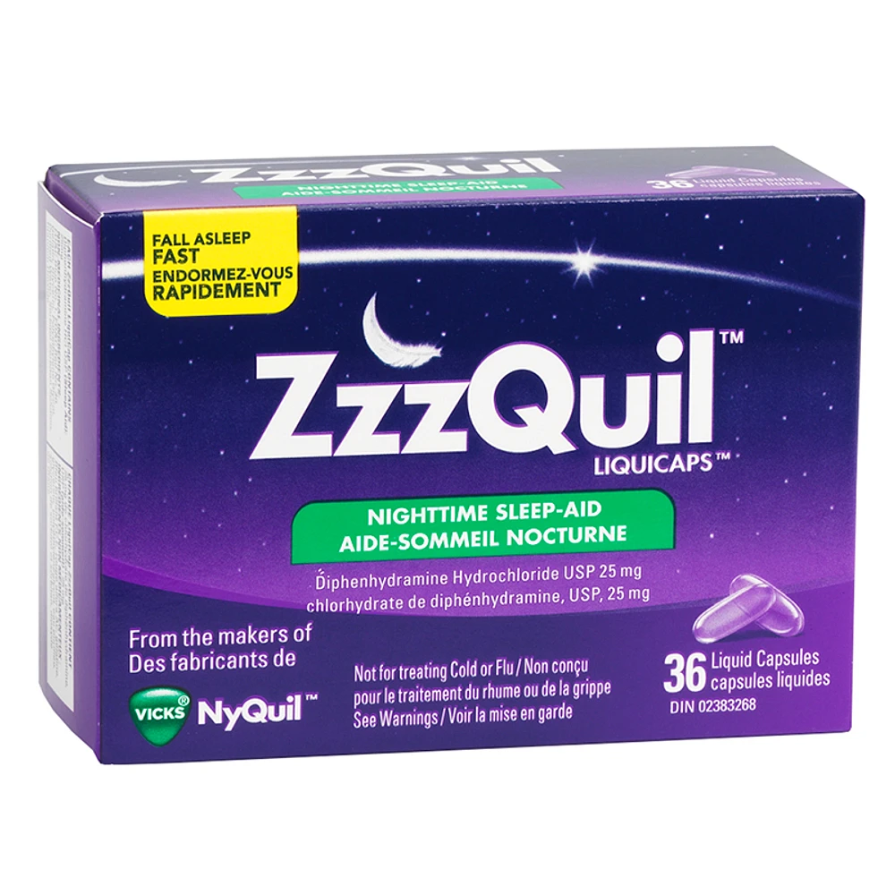 ZzzQuil Liquicaps Sleep-Aid - 36s