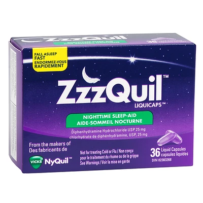 ZzzQuil Liquicaps Sleep-Aid - 36s