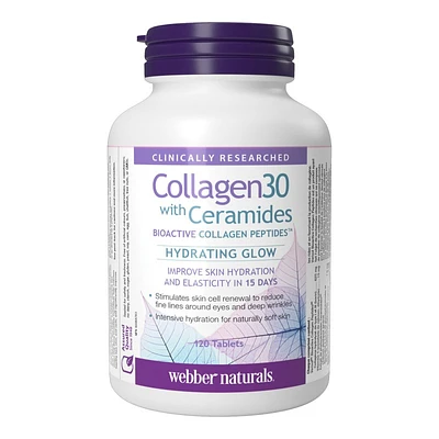 Webber Naturals Collagen30 with Ceramides Tablets - 120's