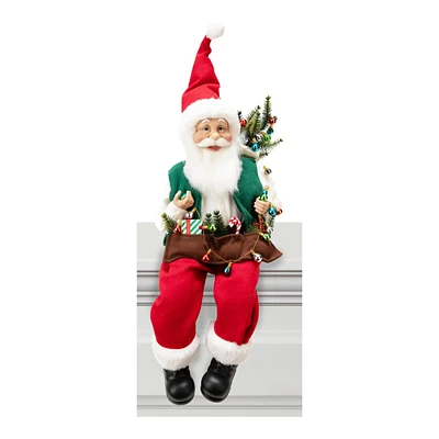 Danson Decor Decorative Figurine - 45cm - Sitting Santa - Assorted