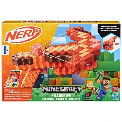 Nerf Minecraft Pillager's Crossbow Dart Blaster