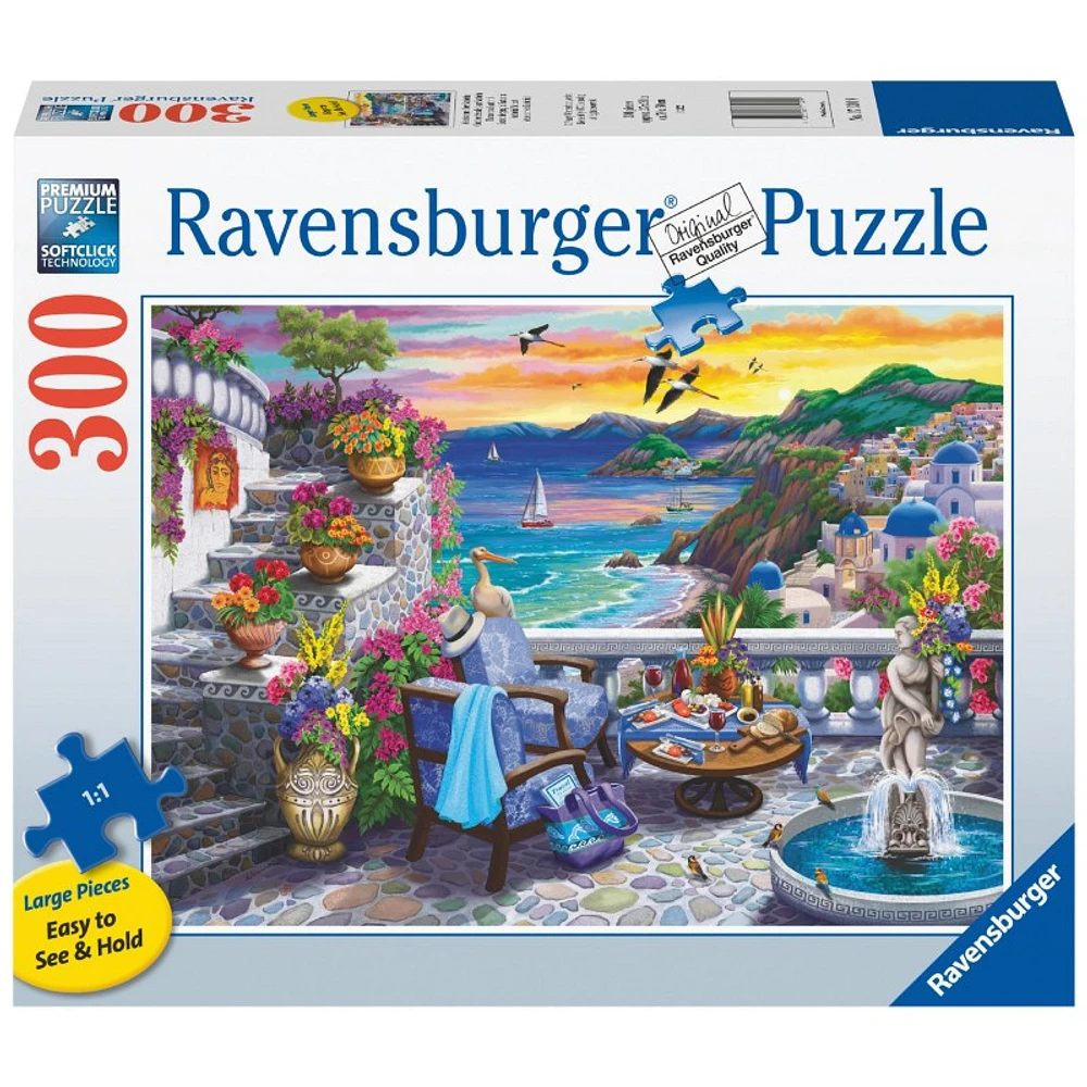 Ravensburger Santorini Sunset 300 Piece Puzzle Game