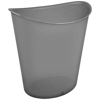 Sterilite Oval Wastebasket - Grey - 11.4L