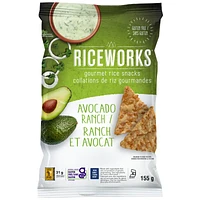 Riceworks Rice Snacks Avocado Ranch - 155g