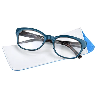 Foster Grant Georgette Women's Reading Glasses - Teal