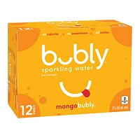 Bubly Sparkling Water - Mango - 12x355ml