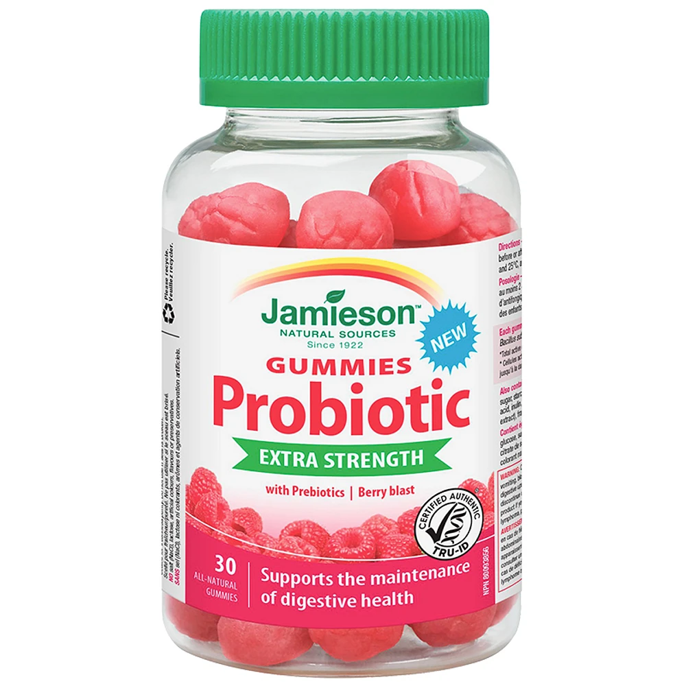 Jamieson Extra Strength Probiotic Gummies - 30s