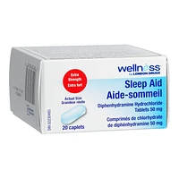 Wellness by London Drugs Sleep Aid Extra Strength Tablets - 50mg - 20s