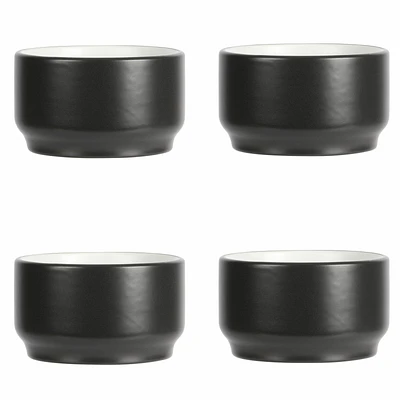 Babish Mise en Place Bowls - Black/White - 4 piece / 3.5 Inch