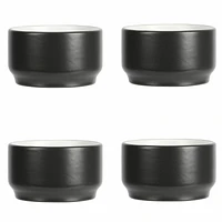 Babish Mise en Place Bowls - Black/White - 4 piece / 3.5 Inch