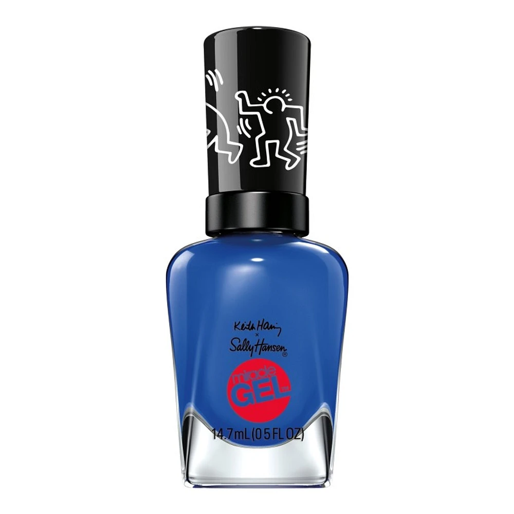 Sally Hansen Miracle Gel Keith Haring Nail Polish - Draw Blue In (925)