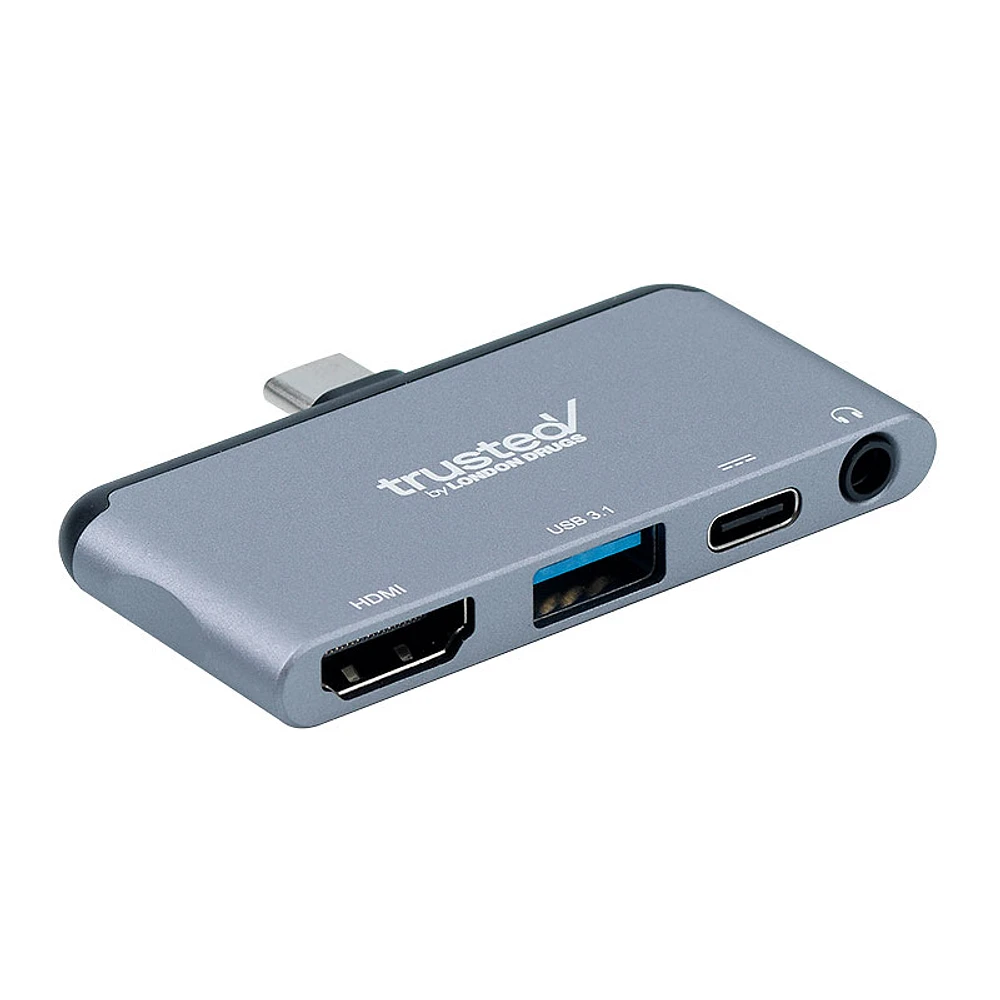 Trusted by London Drugs USB Type-C Mini Dock - GUT-1918