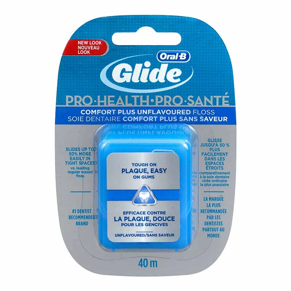 Oral-B Glide Comfort Plus Floss - Unflavoured - 40m