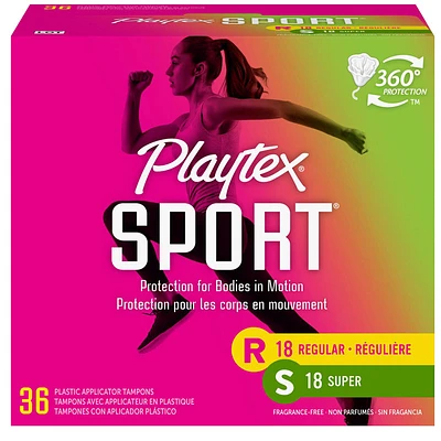 Playtex Sport Tampons - Multi - Unscented - 36s
