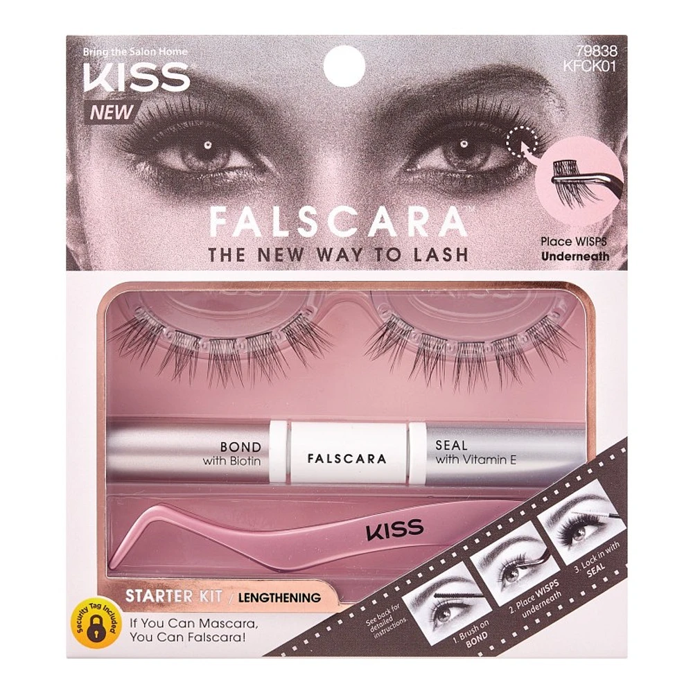 KISS Falscara Lengthening Eyelash Starter Kit