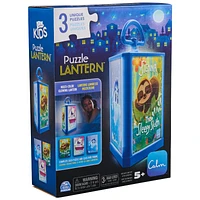 3-in-1 Glowing Lantern 24-Piece Puzzles for Kids, Calm App