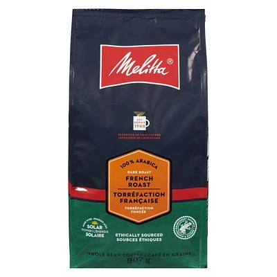Melitta Whole Beans Rainforest Alliance French Roast - 907g