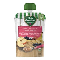 Baby Gourmet Baby Food - Vanilla Banana Berry Risotto - 128 ml