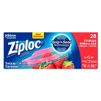 Ziploc Storage Bags - Regular - 28s