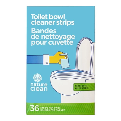 Nature Clean Toilet Bowl Cleaner Strips - Fresh Lime - 36's