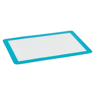 Trudeau Baking Mat - White/Blue - 25.4 x 38.1cm