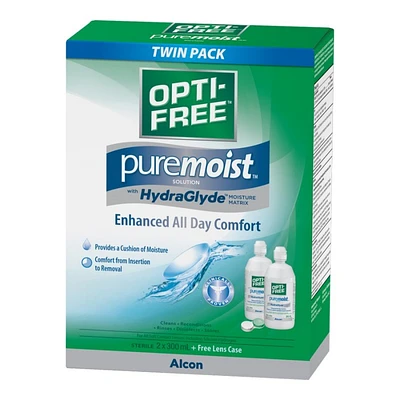 Opti-Free Puremoist Solution - 2 x 300ml