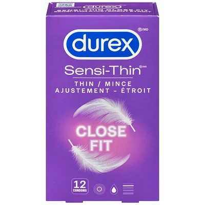 DUREX Sensi-Thin Close Fit Condoms - 12's