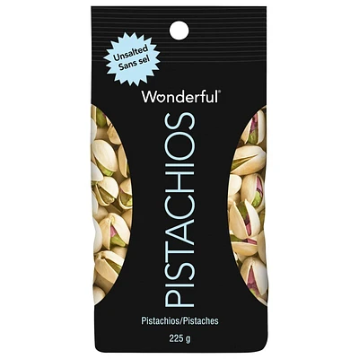 Wonderful Pistachios In Shells - Unsalted - 225g