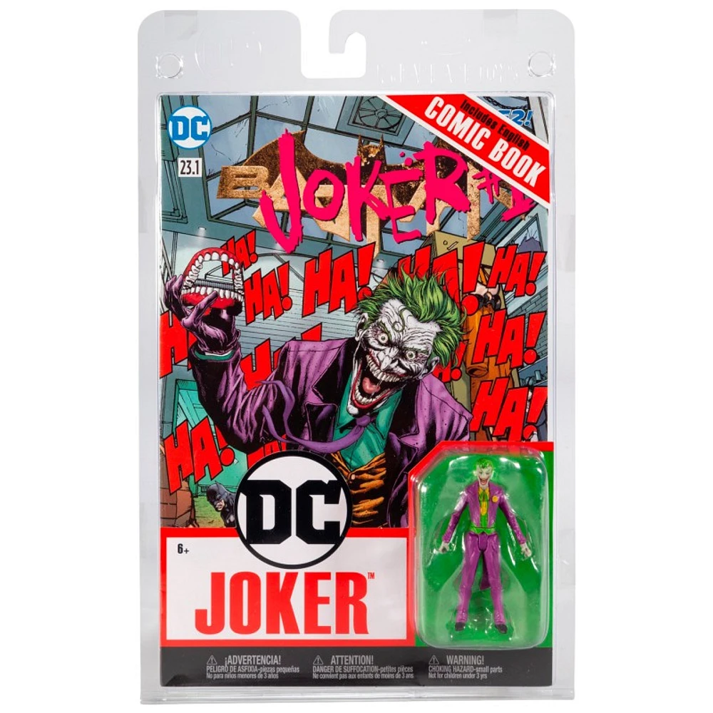 DC Joker Comic Figure - 3in
