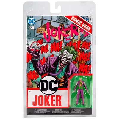 DC Joker Comic Figure - 3in