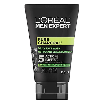 L'Oreal Men Expert Pure Charcoal Daily Face Wash - 100ml