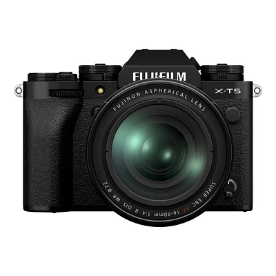 Fujifilm X Series X-T5 Mirrorless Digital Camera with XF16-80mmF4 R OIS WR Lens