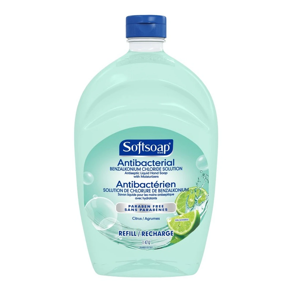 Softsoap Antibacterial Liquid Hand Soap - Fresh Citrus - 1.47L